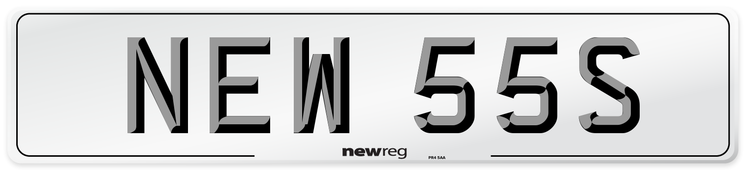 NEW 55S Number Plate from New Reg